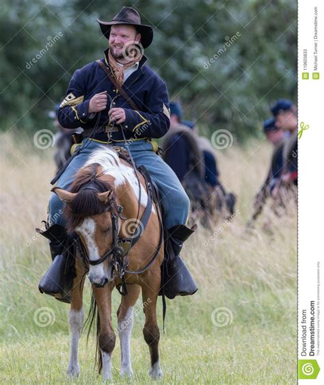 Mounted Scout Editorial Stock Photo Image Of Reenactors 119603833