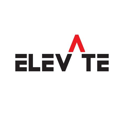 Elevate Text Logo Design Vector Illustration 11116741 Vector Art At