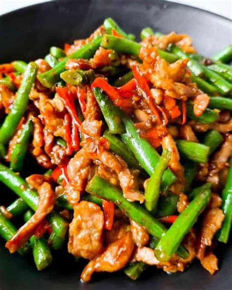 Stir Fried Green Beans With Pork Casually Peckish