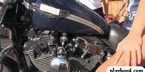 Tight Brunette Babe Fucked In The Garage Porn Videos