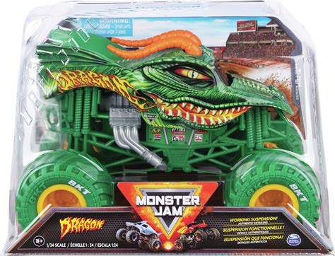 Monster Jam, Official Son-uva Digger Monster Truck, Die-Cast Vehicle, 1 ...