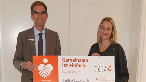 Bad Reichenhall Sparkassen Bürgerstiftung BGL spendet an Caritas