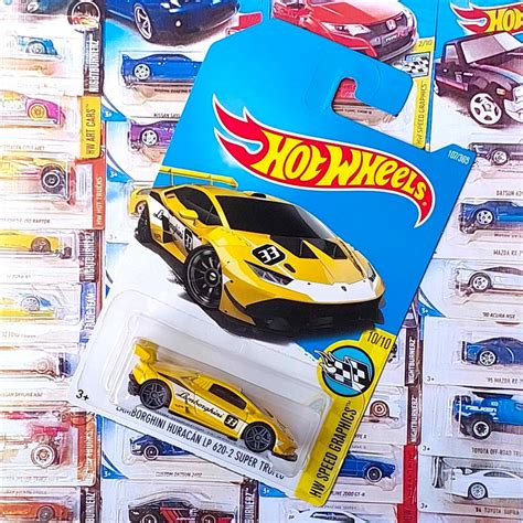 HOT WHEELS LAMBORGHINI HURACAN LP620 2 SUPER TROFEO YELLOW Shopee Philippines