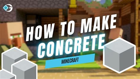 How To Make Concrete in Minecraft - GameRiv