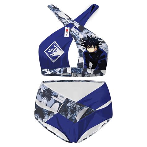Megumi Fushiguro Crisscross Swimsuit Manga Anime Bikini