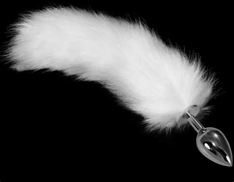 Dop Anal Lovetoy Metal Anal Tail White Alb Argintiu Grosime Cm Lungime Domo Ro