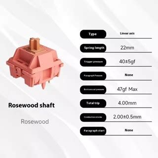 Akko Cs V Pro Rosewood Switch Linear Switch Hot Swappable Custommechanical Keyboardswitch