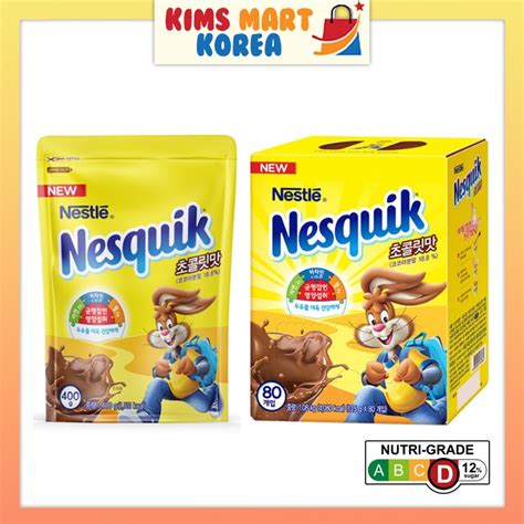 Nestle Korean Nesquik Chocolate Powder Hot Choco Dolce Gusto Capsules Kimsmart Shopee Singapore