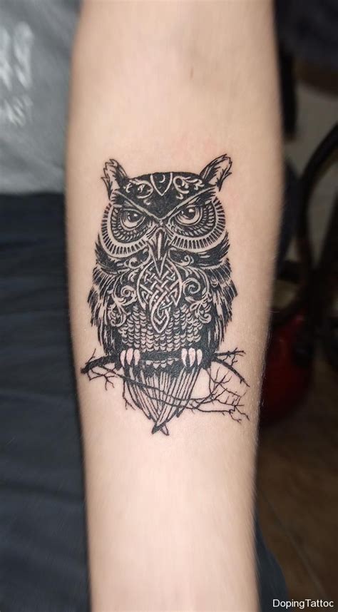 Графическая Сова - Арт-студія DopingTattoo