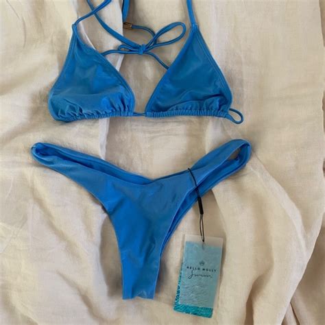 Hello Molly Swim Hello Molly Blue Bikini Poshmark