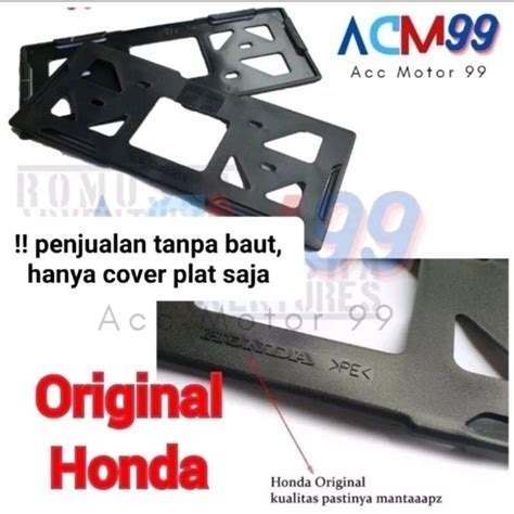 Jual AHM Original Cover Plat Nomor Honda Original Tempat Plat Nomor