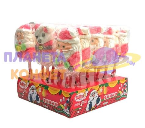 Желе, зефир и мармелад из Китая: Зефир "Дед Мороз"