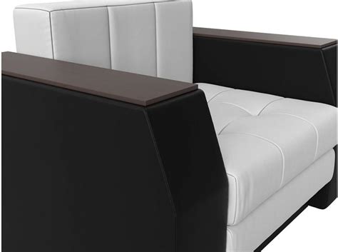 Кресло-кровать Атлантида Экокожа Белый/Чёрный - Купить в Москве, цена ...