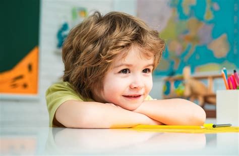 Premium Photo Portrait Of Pupil In Classroom Kids From Primary School