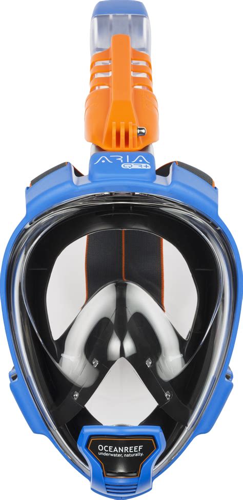 Ocean Reef Aria QR+ Full Face Snorkel Mask w/ Camera Holder | Beach ...