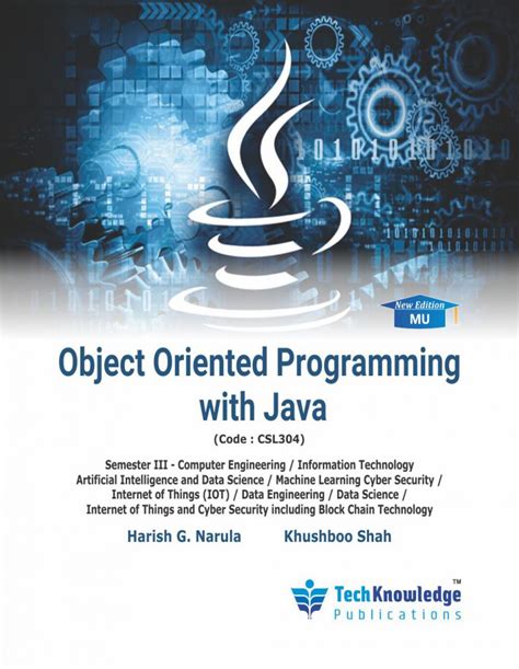 Object Oriented Programming With Java Techknowledge Publications