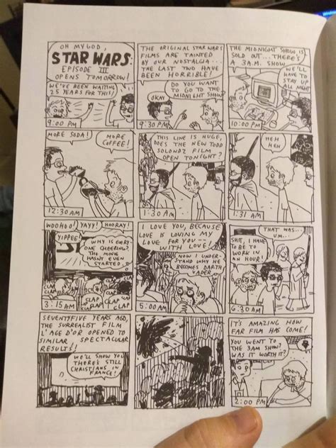 Oh my god, Star Wars: Episode III opens tomorrow! (Jeffrey Brown