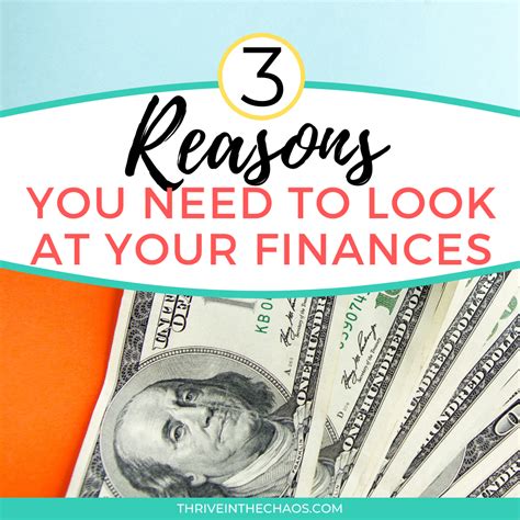 reasons       finances today thrive   chaos