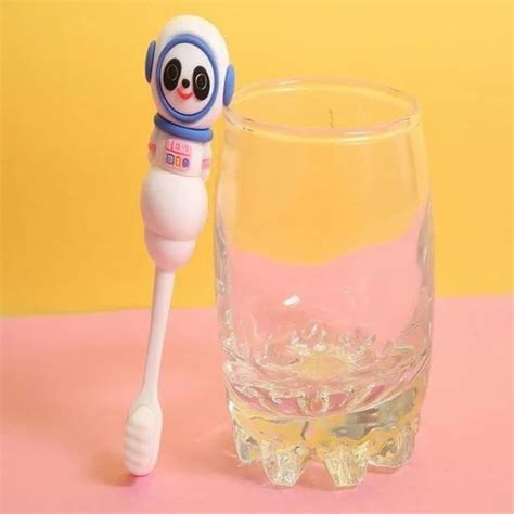 White Base Baby Plastic Rubber Toothbrush Packaging Type Loose 5