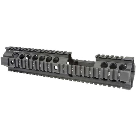 MI 12 5 AR 15 Gen2 Two Piece Free Float Quad Rail Handguard With