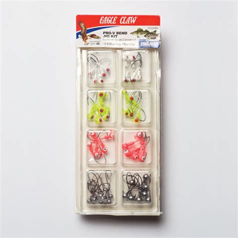 Jig Head Kit Eagle Claw Jig Pro V Leurre De La Pêche