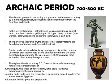 Greek Art Timeline