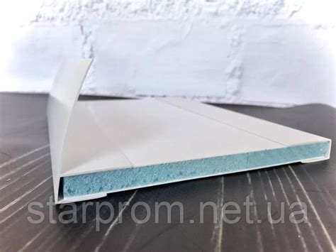 Откосы белые из сэндвич-панелей СП300 1,5х1,5 (глубина проема 300 мм ...