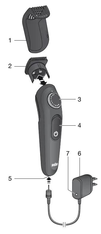 BRAUN Type 5516 Beard Trimmer 3 User Manual