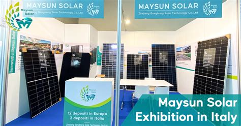 Maysun Solar's trip to Italy concluded successfully