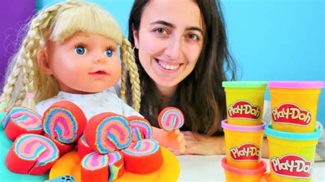 Ocuk Oyunu Playdoh Hamuru Ile Yemek Yapma Videosu E Lenceli Ve