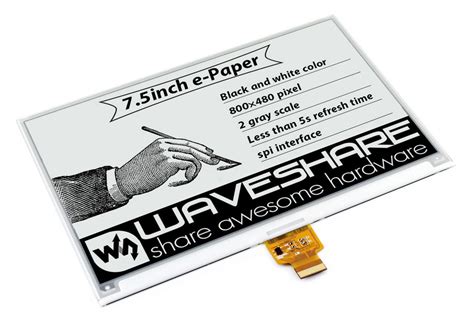 Экран E-Ink 7,5” / 800×480 / монохромный v2 / Купить в Москве и СПБ с ...