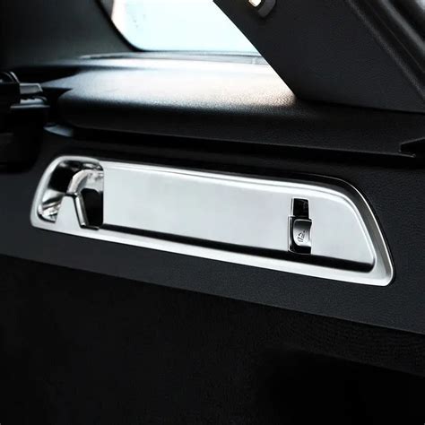 2pcs Set Abs Chrome Car Trunk Hook Decorative Cover Trim For Mercedes