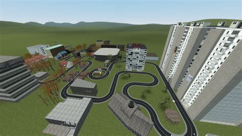 Was bored and decided to build an entire city in gm_flatgrass : r/gmod