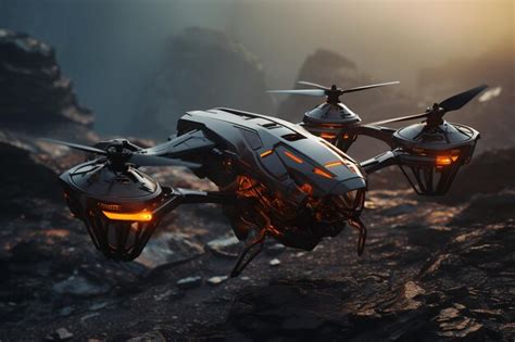 Premium Photo Modern Drones And Quadcopters