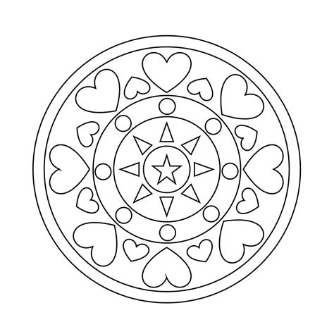 Desenhos De Mandalas Simples Para Colorir Atividades Educativas