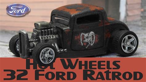 Hot Wheels 32 Ford Ratrod Custom Youtube