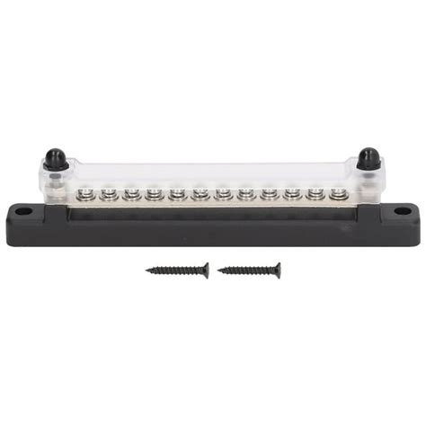 12 Circuit Fuse Block Ground Box Power Distribution Busbar With