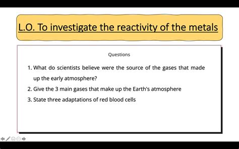 Reacting Metals with Water, Alkali Metals, Group 1 | Teaching Resources