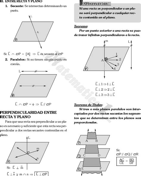 Rectas Y Planos En El Espacio