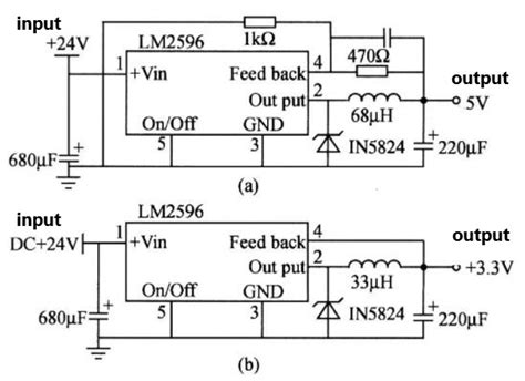 Lm2596 Dc-dc Converter Circuit Diagram Lm2596 Buck Converter