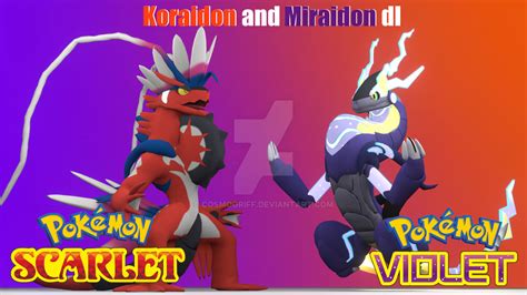 Koraidon and Miraidon DL (FAN MADE Ver 1.0) by Cosmogriff on DeviantArt