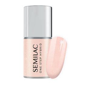 SEMILAC ONE STEP HYBRID HYBRIDLACK UV S NAKED GLITTER PEACH ML S NAKED GLITTER PEACH