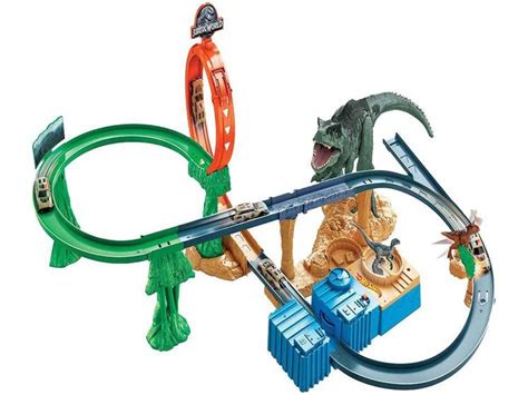 Pista Jurasic World Hot Wheels Character Cars Mattel Pistas Magazine Luiza