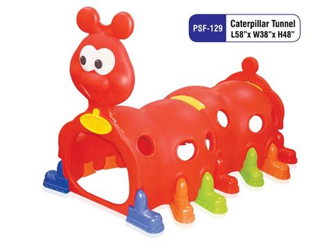frp psf  kids plastic caterpillar tunnel   years  rs
