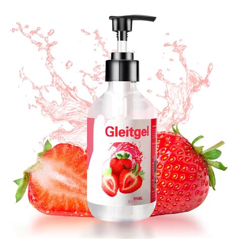 Gleitgel Wasserbasis Mit Erdbeergeschmack Ml Gleitgel Gel F R Sex Gleitgel Stimulierend F R
