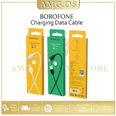 Borofone BX19 Charging Data Cable USB to Micro | Shopee Malaysia