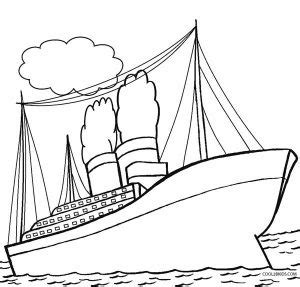 Dibujos de Titanic para colorear Páginas para imprimir gratis