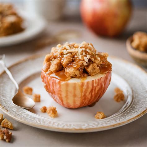 Recette De Croustade Aux Pommes Dans Une Pomme Air Fryer