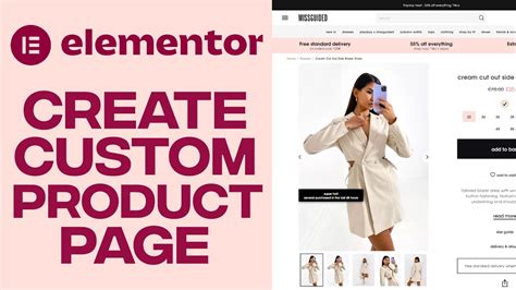 How To Make A Custom Product Page With Elementor Easy 2025 Tutorial