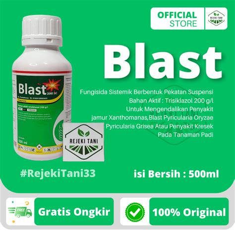 Jual Fungisida BLAST 200 SC 500ml Untuk Mengendalikan Penyakit Blast